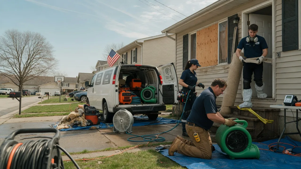 Water Damage Restoration in Kansasville, WI near me